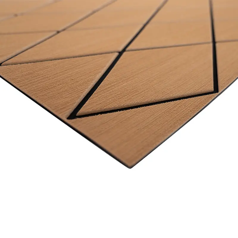 Seadek 40" X 80" 6Mm Two-Tone Diamond-Texture Decking – Brushed Finish, Mocha & Black – 1016Mm X 2032Mm X 6Mm [56411-80093] 1