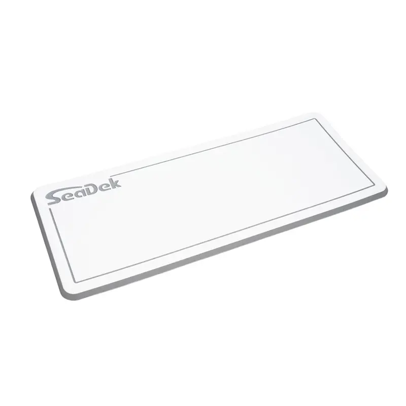 Seadek Oversized Helm Pad In White And Storm Grey With Integrated Logo 1
