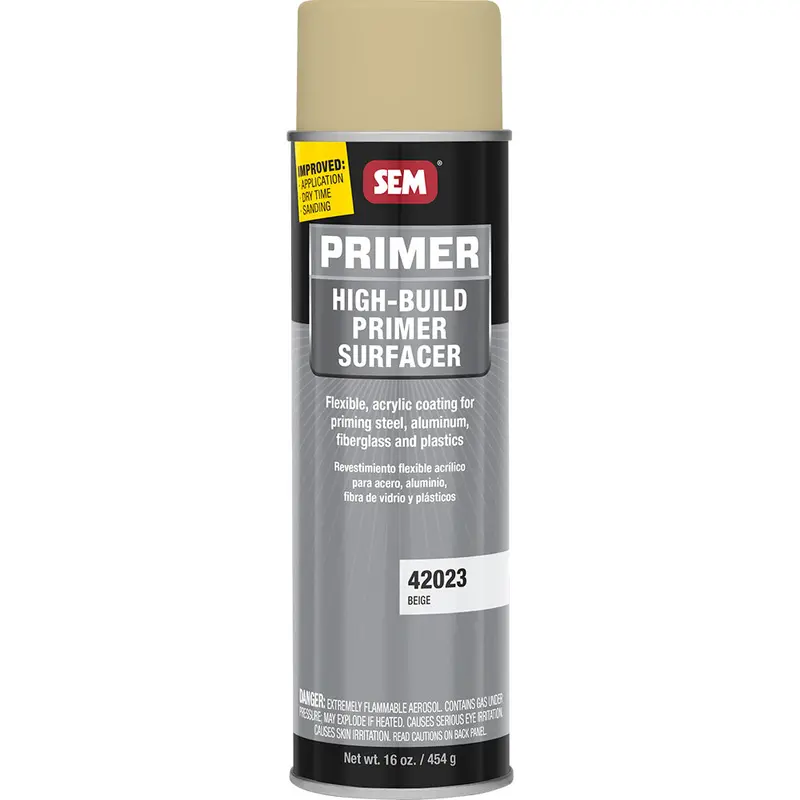 Sem 42023 High-Build Primer Surfacer – 20 Oz Beige Aerosol For Substrate Sealing & Sandable Build 1