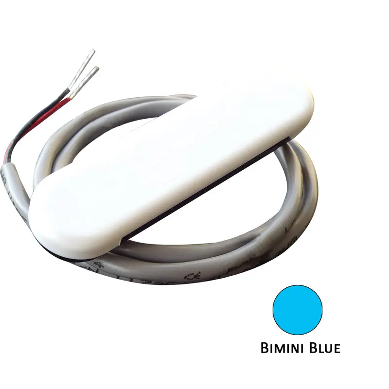 Shadow-Caster Bimini Blue Courtesy Light – White Abs Cover, 2' Lead Wire, 4-Pack (Model Scm-Cl-Bb-4Pack) 1