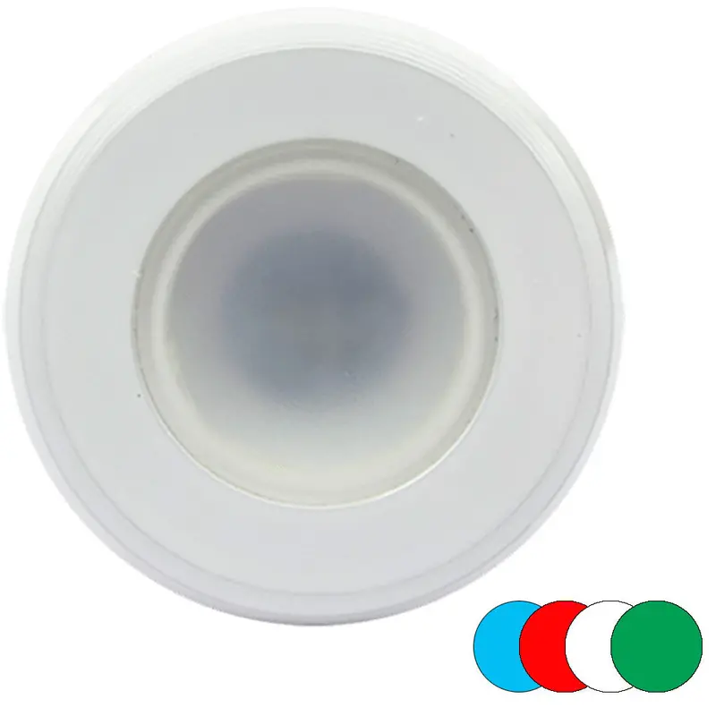 Shadow-Caster Dimmable Full-Color Down Light – White Powder Coat – Shadow Net Enabled 1