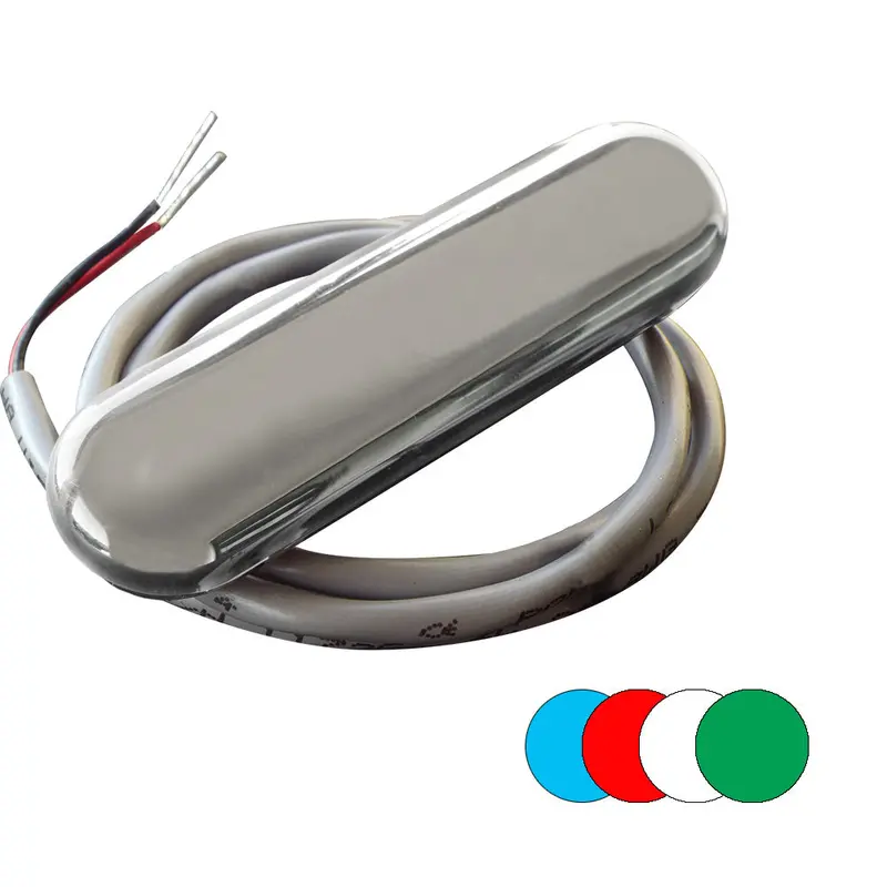 Shadow-Caster Rgb Multi-Color Courtesy Light – 316 Stainless Steel Cover, 2' Lead Wire, 4-Pack (Model Scm-Cl-Rgb-Ss-4Pack) 1