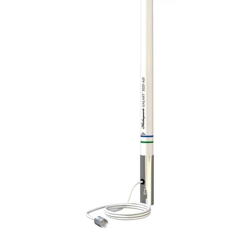 Shakespeare Galaxy Ais Antenna – 8' Length, 6Db Gain, Stainless Ferrule 1
