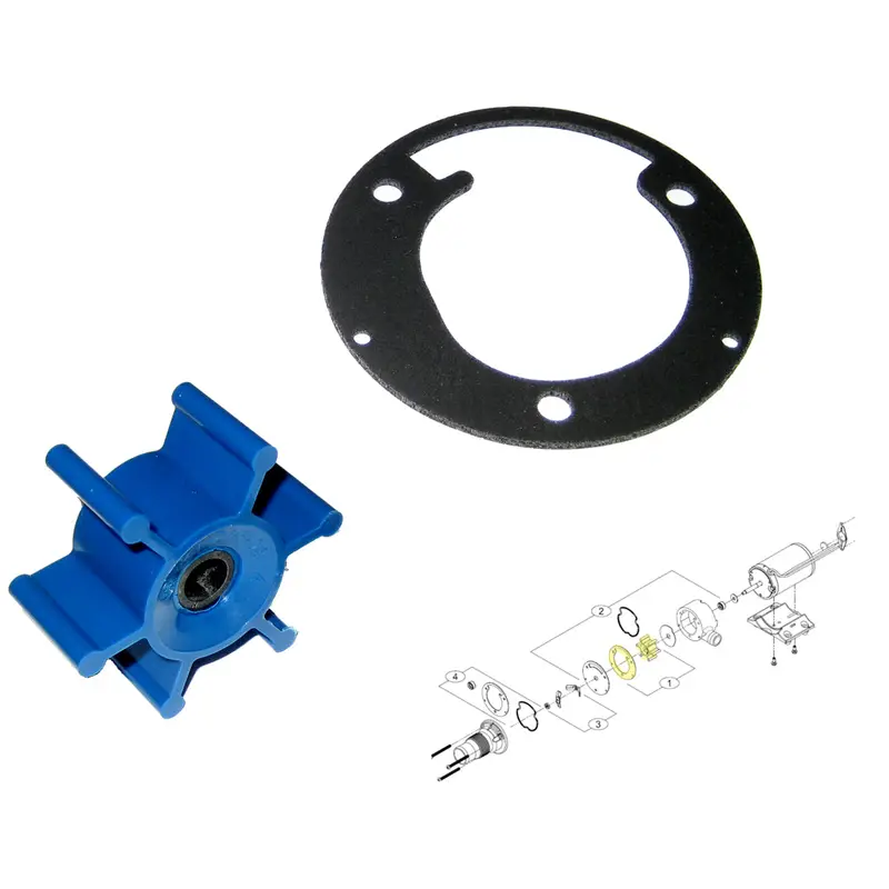 Shurflo 3200-Series Macerator Impeller Repair Kit With Gasket 1