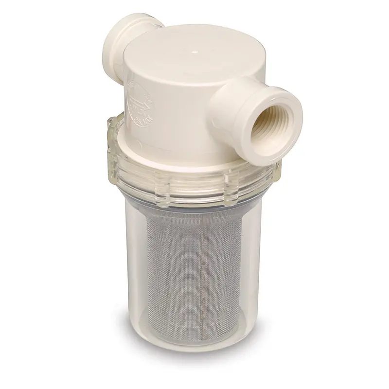 Shurflo Pentair ½" Raw Water Strainer With Bracket & Fittings – 50-Mesh 1