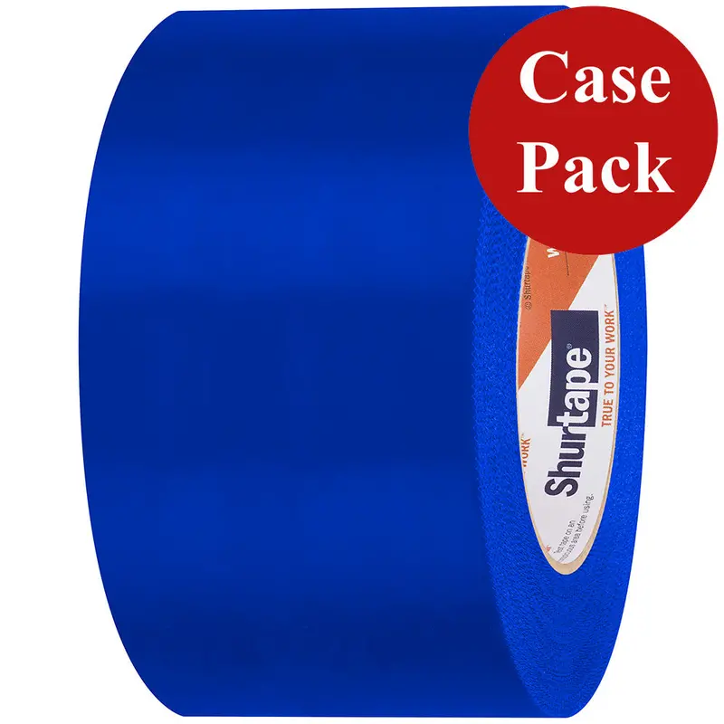 Shurtape Uv-Resistant Marine Heat Shrink Tape – 72Mm × 55M Blue Serrated-Edge Roll (Case Of 16) [105742C] 1