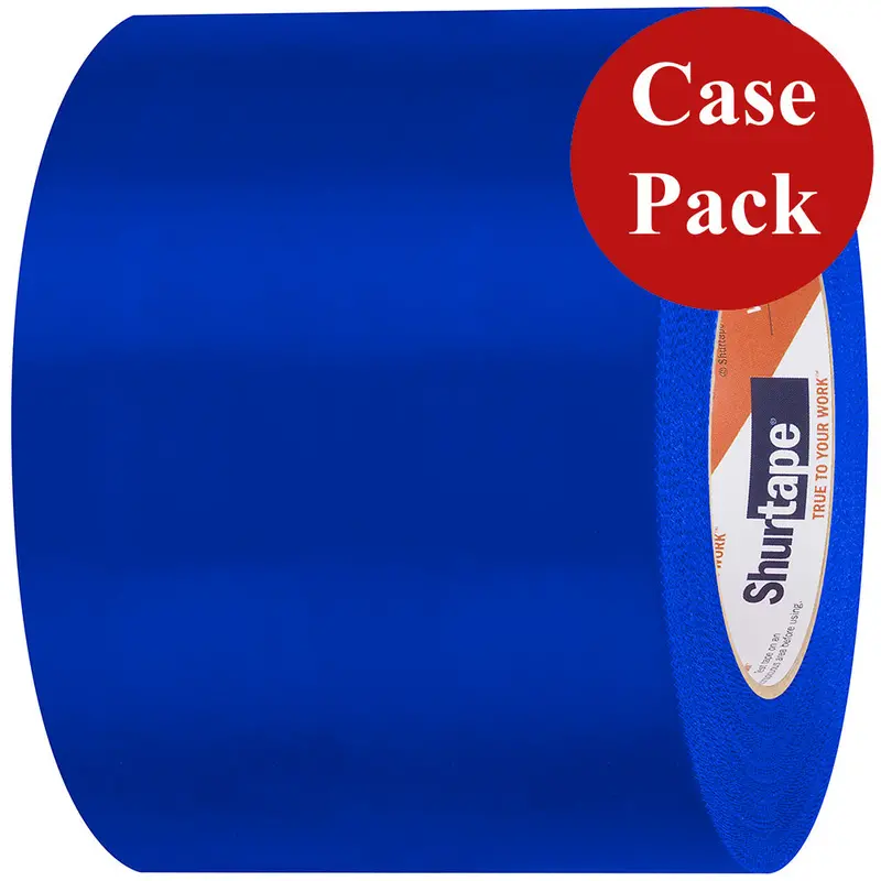 Shurtape Uv-Resistant Marine Heat Shrink Tape – 96Mm × 55M Blue Serrated-Edge Roll (Case Of 12) [105743C] 1