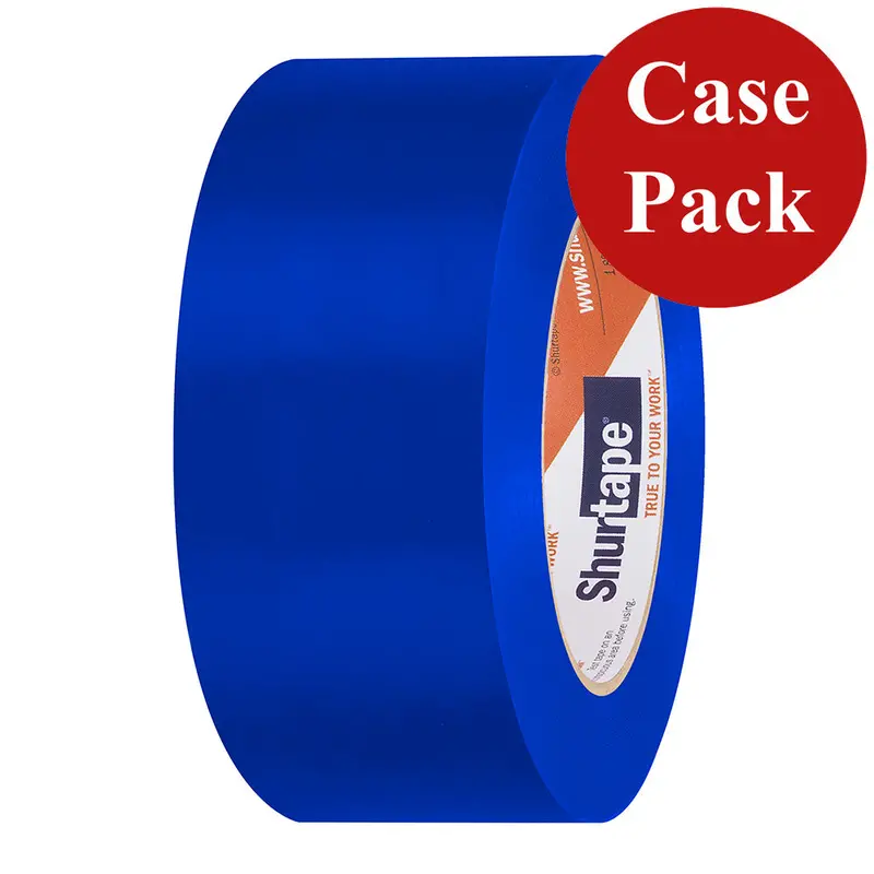 Shurtape Uv-Stable Marine Hull Tape – 48Mm × 33M Blue Straight-Edge Roll (Case Of 24) [105746C] 1