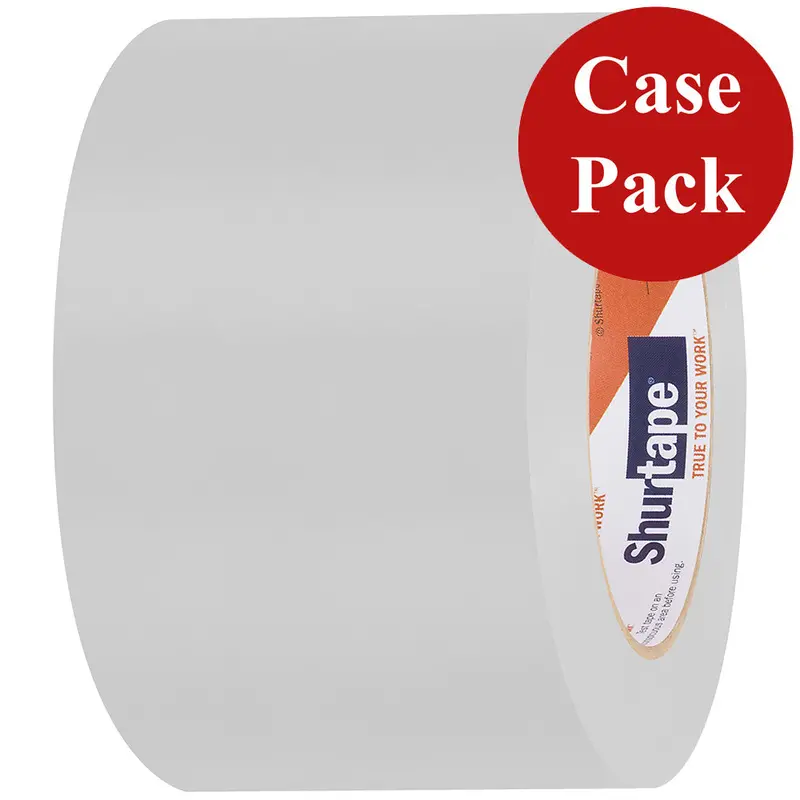 Shurtape Uv-Stable Marine Hull Tape – 72Mm × 33M White Straight-Edge Roll (Case Of 16) [105747C] 1