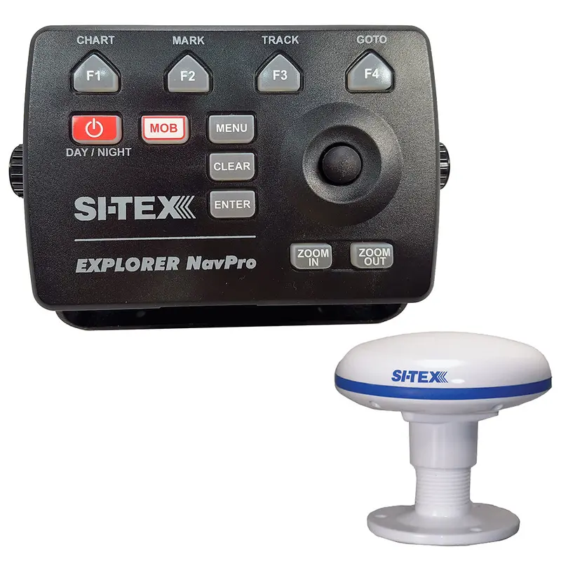 Si-Tex Explorer Navpro Chartplotter With Built-In Wi-Fi And Gpk-11 Gps Antenna – Model Explorernavprowifiw 1