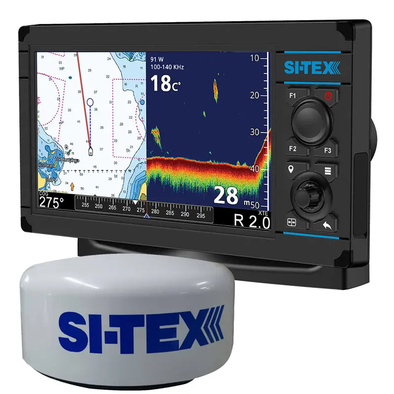 Si-Tex Navpro 900 Chartplotter With Mds-15 Wifi Radar – 20" High-Definition Radome & 15M Cable Navpro900R 1