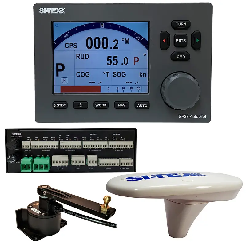 Si-Tex Sp38-18 Autopilot Core Pack – Compact Gps Compass & Rotary Feedback (No Pump) [Sp38-18] 1