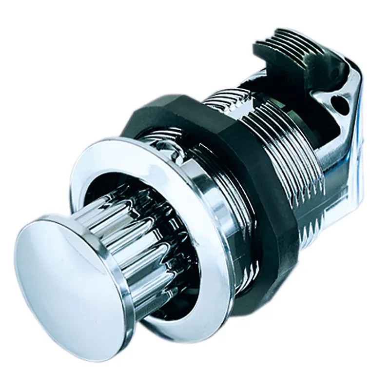 Southco M1-2A Pop-Out Knob Latch – Chrome-Plated Plastic, Threaded Body, Fixed Grip [M1-2A-13-1] 1