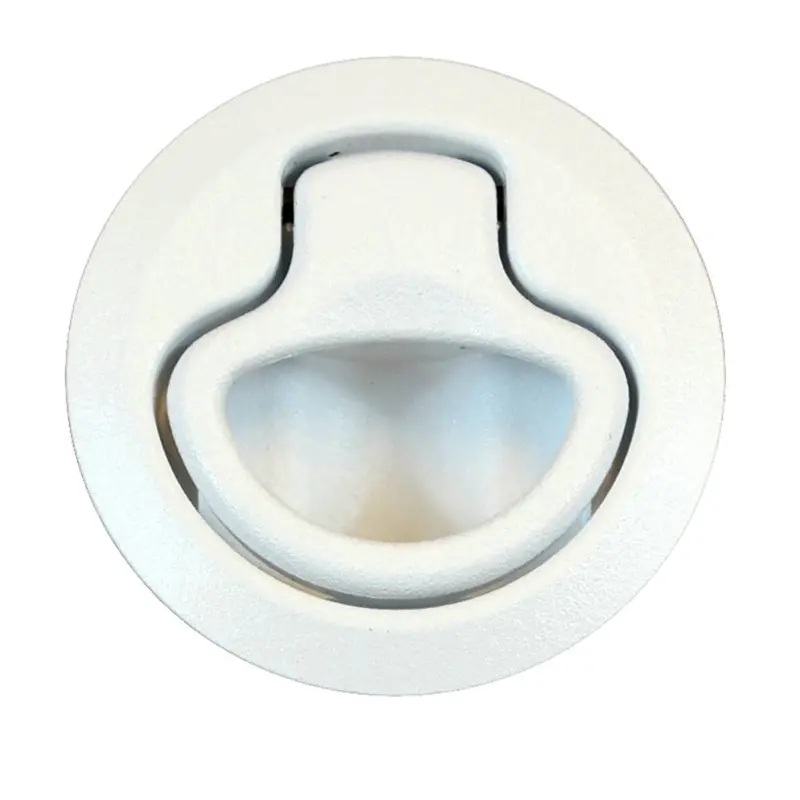 Southco M1-63-1 Medium Pull-To-Open Non-Locking Flush Latch – White Plastic 1