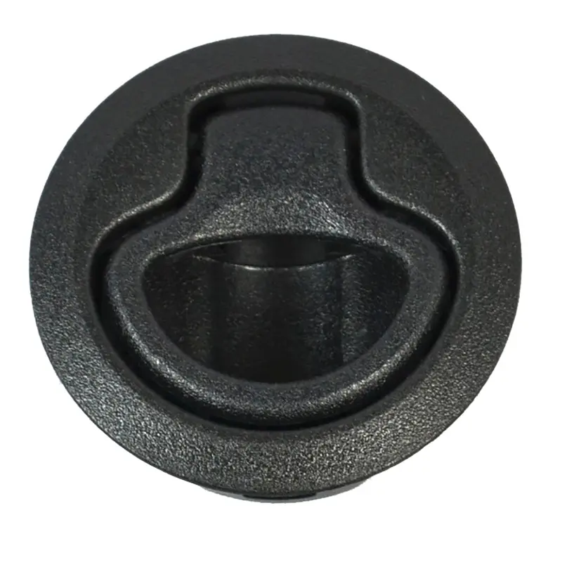 Southco M1-63 Medium Pull-To-Open Non-Locking Flush Latch – Black Plastic 1
