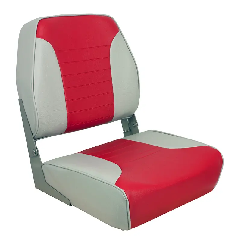 Springfield Economy Folding Duck Hunting Seat – Grey And Red Two-Tone 1