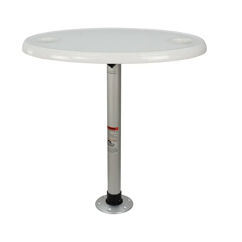 Springfield Electrified Oval Dining Table – Thread-Lock Base With Integrated Led Lighting & Usb Ports [1691227-L1] 1