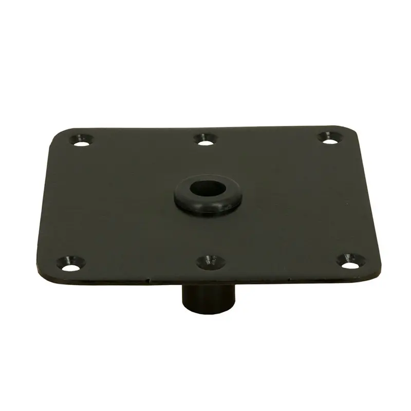Springfield Kingpin Steel Base: 7"X7" Square With E-Coated Stainless Finish 1