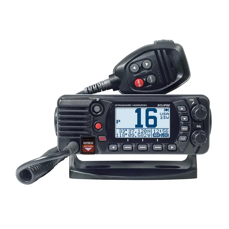 Standard Horizon Gx1410B Eclipse Series 25W Fixed-Mount Vhf Radio – Black Housing 1