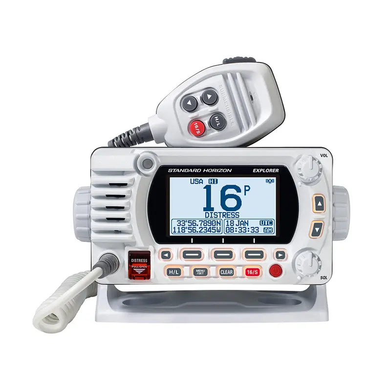 Standard Horizon Gx1850 White Fixed-Mount Vhf Radio With Nmea 2000 Support 1