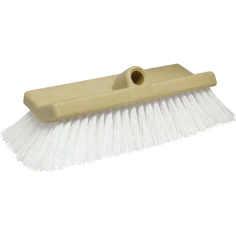 Star Brite 10-Inch Dual-Zone Boat Brush — Stiff White Bristles For Tough Debris 1