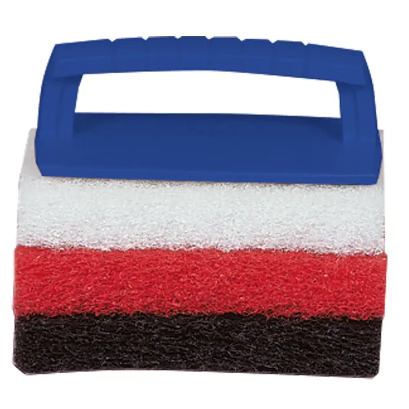 Star Brite 3-Piece Multi-Texture Scrub Pad Kit With Universal Handle 1