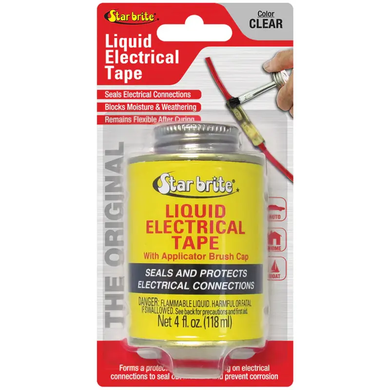 Star Brite Liquid Electrical Tape — Clear, 4 Oz Refill Bottle 1