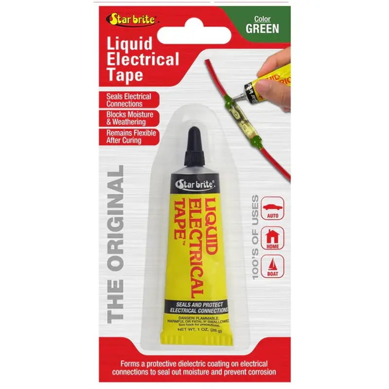 Star Brite Liquid Electrical Tape — Green, 1 Oz Bottle 1
