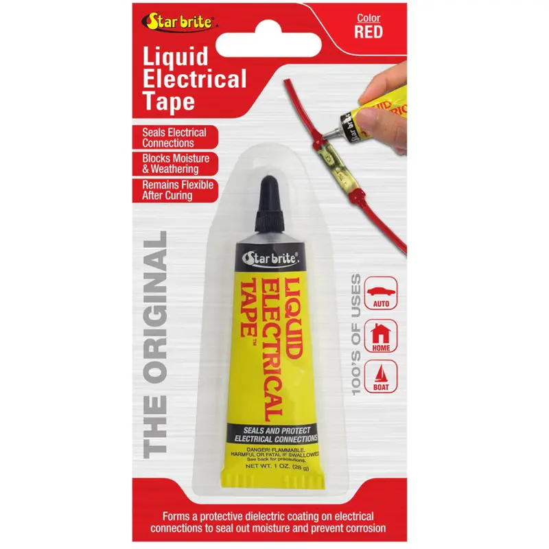 Star Brite Liquid Electrical Tape — Red, 1 Oz Bottle 1