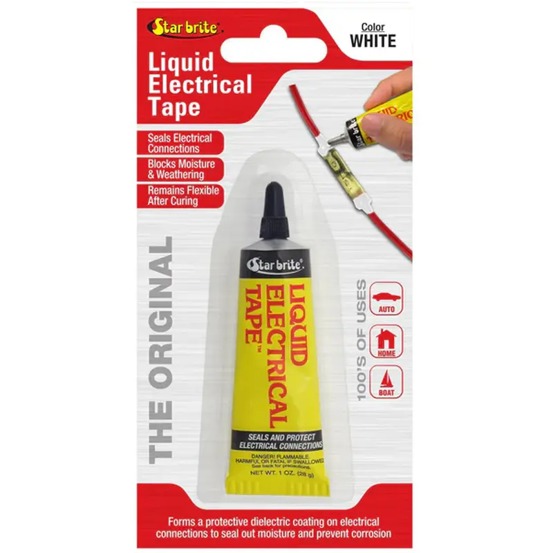 Star Brite Liquid Electrical Tape — White, 1 Oz Bottle 1