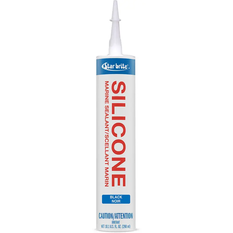 Star Brite Marine Silicone Sealant — Black, 10.3 Oz Tube 1