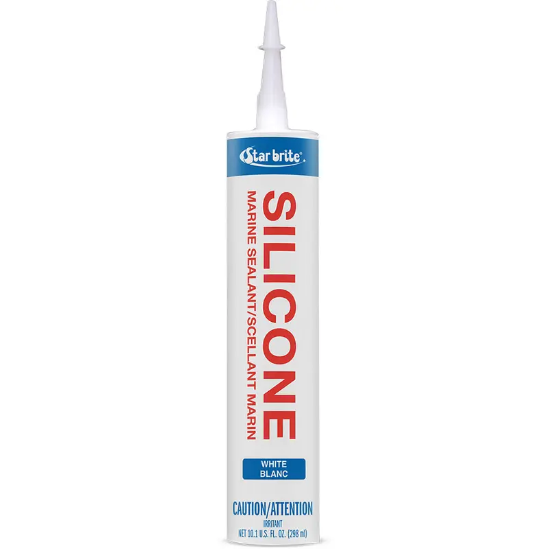 Star Brite Marine Silicone Sealant — White, 10.3 Oz Tube 1