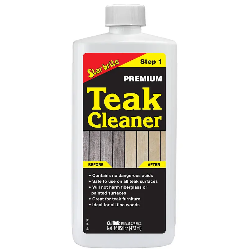 Star Brite Outdoor Teak Cleaner – Step 1 Deep-Cleaning Formula (16 Oz) 1