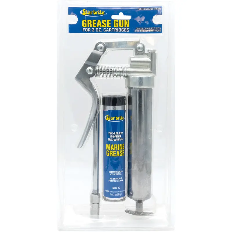 Star Brite Pistol-Grip Grease Gun With Marine-Grade Cartridge – 3 Oz (Model 28703) 1