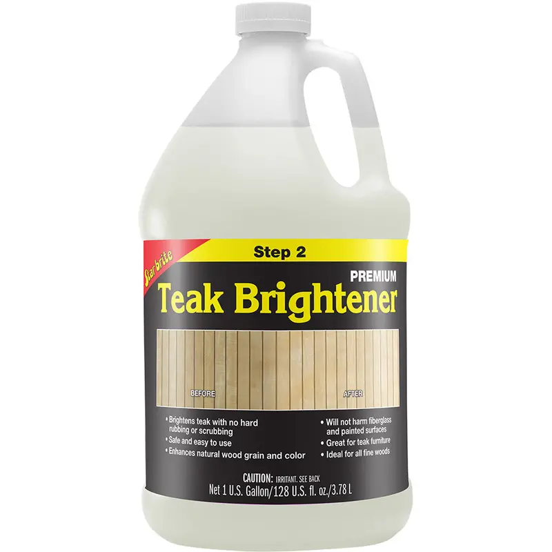 Star Brite Premium Teak Brightener – Restores Natural Color (1 Gal) 1