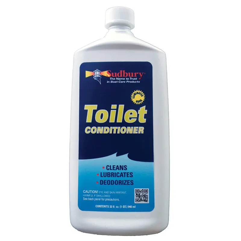 Sudbury Toilet Conditioner – Quart-Sized Sanitizing Treatment For Marine Heads 1