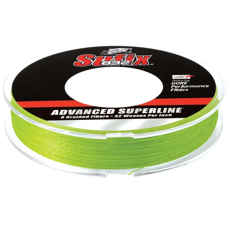 Sufix 832 15Lb Neon Lime Braided Fishing Line – 300 Yards 1