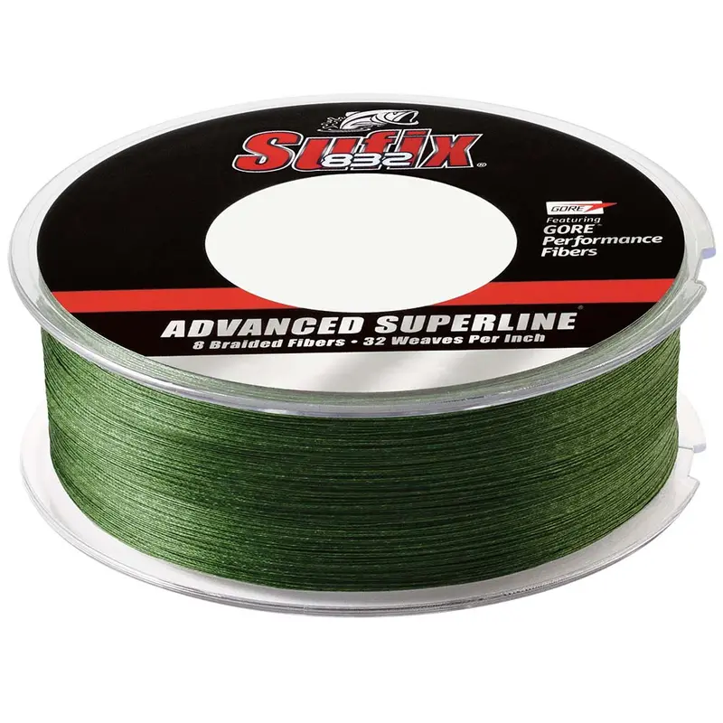 Sufix 832 20-Lb Low-Visibility Green Braid – 600-Yard Spool 1