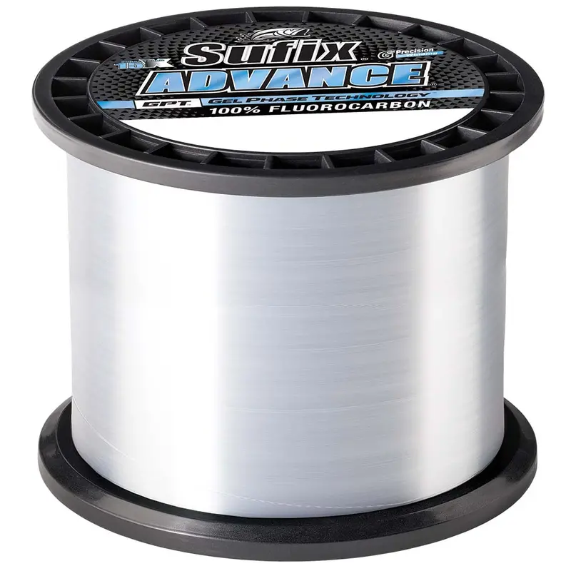 Sufix Advance Fluorocarbon Fishing Line – 30 Lb, Clear, 1200-Yard Spool [679-1030C] 1