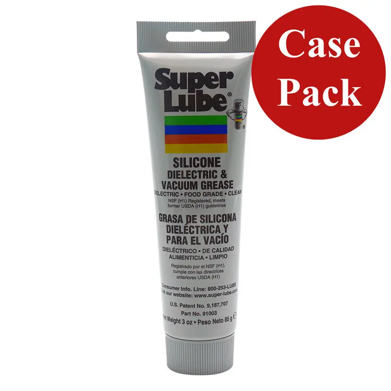 Super Lube Silicone Dielectric Vacuum Grease – 3 Oz Tube (Case Of 12) 1