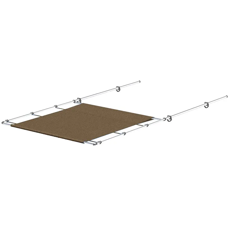 Sureshade Ptx Electric Canopy – 51-Inch Wide, Stainless Steel, Toast Color 1