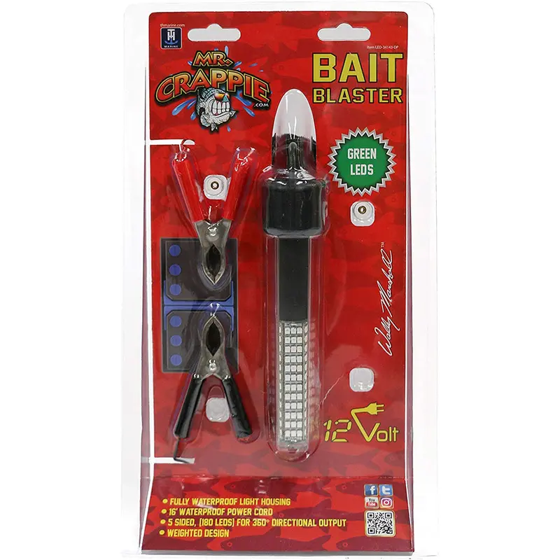 T-H Marine Mr. Crappie Bait Blaster – Green Underwater Fishing Light (Led-34143-Dp) 1