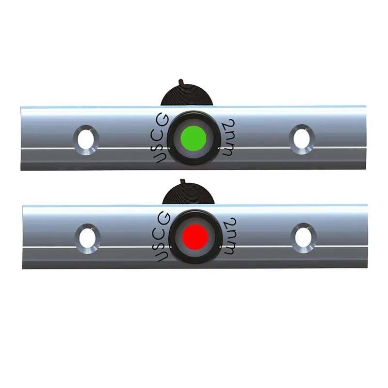 Taco 4-Inch Rub Rail–Mounted Led Navigation Light Set – Deutsch Plug, Port & Starboard [F38-6810B-1] 1