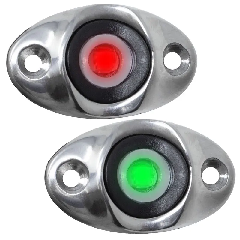 Taco F38-6610D Led Side Navigation Light Set – 1-3/4" Surface Mount, Uscg-Compliant 1