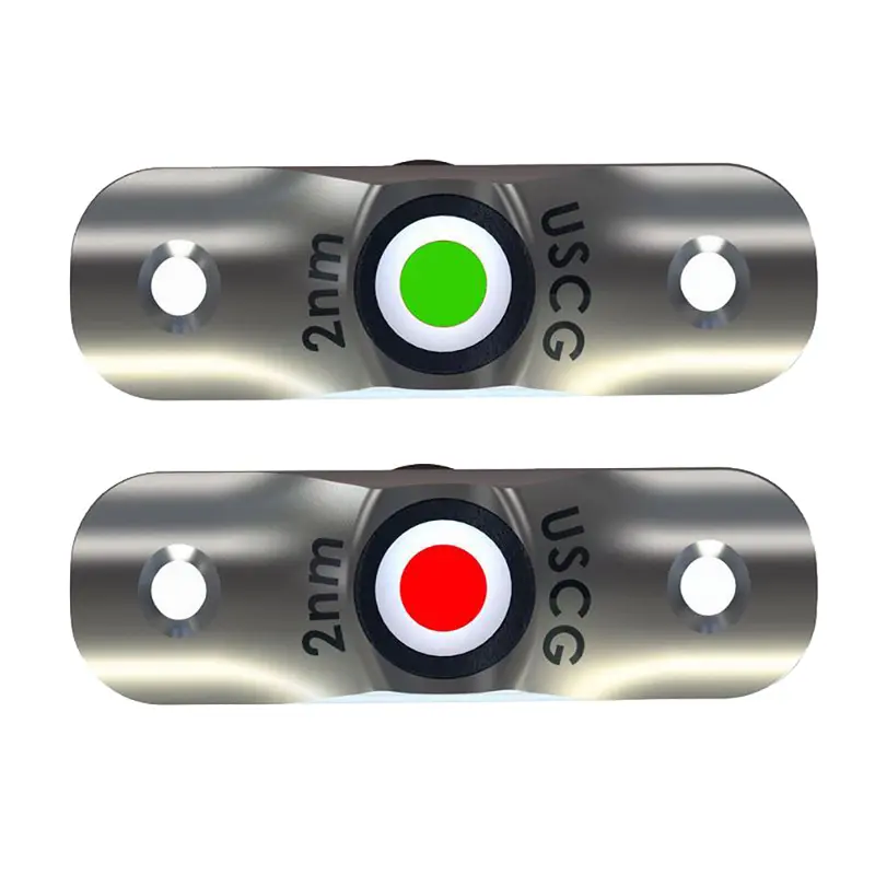 Taco F38-6800D Rub Rail-Mounted Led Navigation Light Set – 2.5-Inch Diameter [F38-6800D] 1