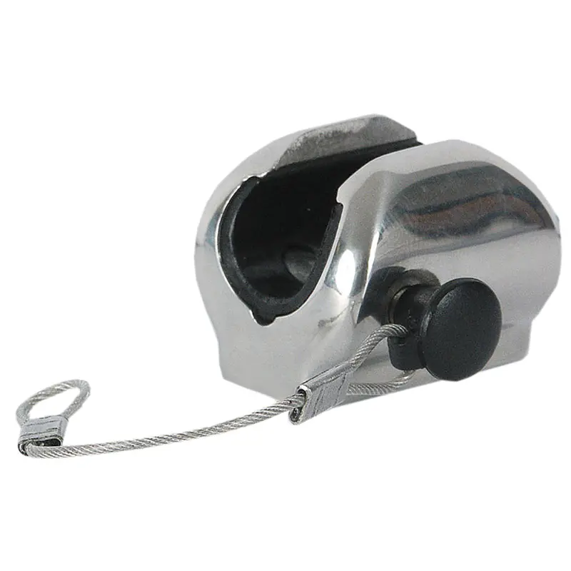 Taco Flat Deck Hinge With Lanyard Pin – Compatible With 7/8" Tubing – Model F13-0241/244Bn-1 1