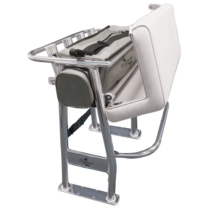 Taco L10-1003-1 Neptune Ii Leaning Post With Integrated Tackle Storage Bag 1