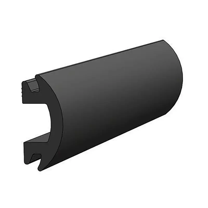 Taco V12-4144Bka70-1 Flexible Black Rub Rail Insert – 1-3/16" × 1/2" [V12-4144Bka70-1] 1