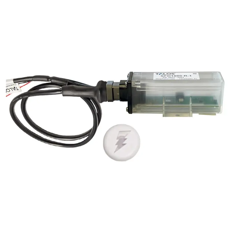 Talos Remote Lightning Detection System – 20-Foot Cable, White Round Translucent Indicator – Sfd1000R-T1-Wo-Wh-20Ft 1
