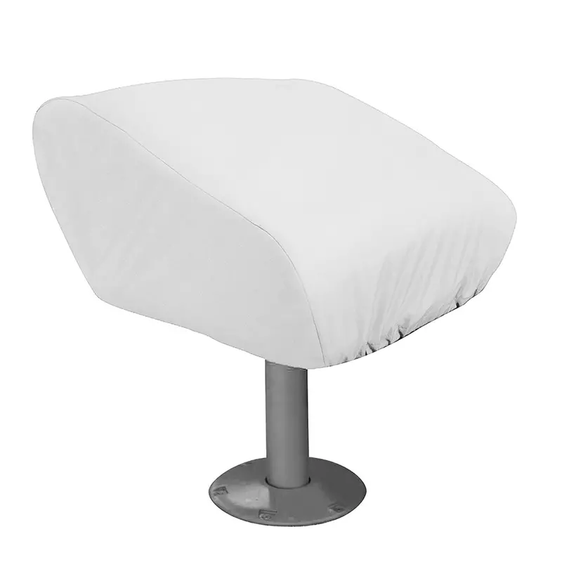 Taylor Made Folding Pedestal Boat Seat Cover – Vinyl, White (Model 40220) 1